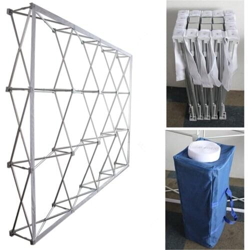 High GradePortable Aluminium Alloy Flower Folding Stand Wedding Backdrop Stand Advertising Rainproof Display Signature Wall