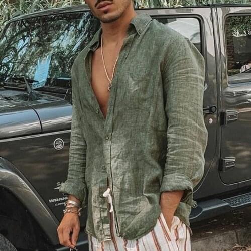 WENYUJH Men's Cotton Shirts