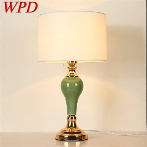 WPD Table Lamps Modern LED Luxury Design Creative Ceramic Desk Lights For Home Bedroom