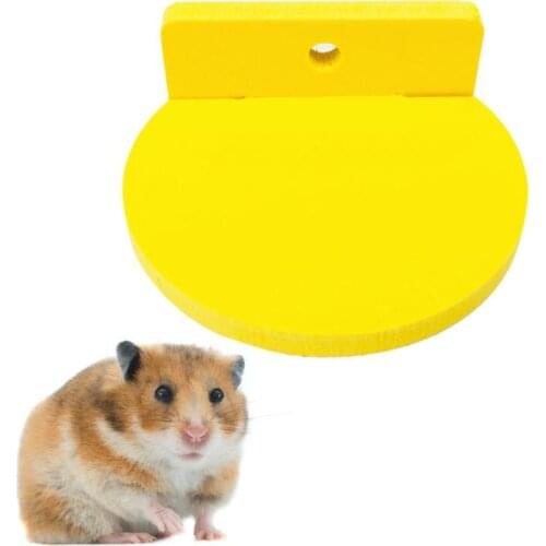 1PC Hamster Platform Pet Parrot Wood Stand Rack Toy хомяк Station Board Branch Perches for Bird Cage Small Animals Rat toys