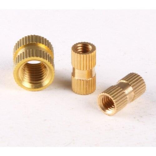 100PCS Brass Knurled Nuts Insert Embedded Nuts M3 *3* 5 GB809