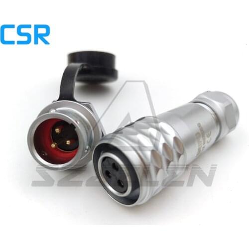 WEIPU SF12 3pin Waterproof connector , M12 Plug Female Socket Male Panel Mount Connector 3 pin plug and socket