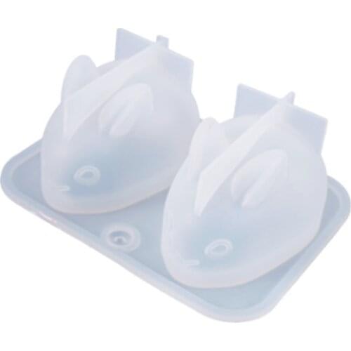 3D Little Rabbits Epoxy Resin Molds For Handmade A Pair Of Rabbits Silicone Molds DIY Decor Ornaments Making Resin Molds