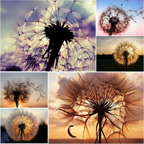 DIY 5D Diamond Painting Landscape Dandelion Full Drill Embroidery Art Picture Rhinestones Cross Stitch Kits Home Decoration Gift