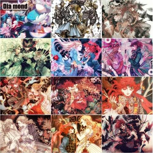 Diamond Painting Cartoon Character Hobby Art 5D DIY Full Square/Round Drill Princess Prince Mosaic Cross Stitch Home Decoration