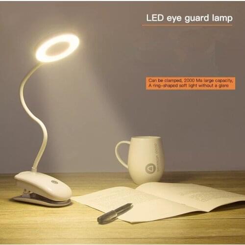5V USB with table lamp with clip flexible table lamp 18Leds bedside book reading study office work childrens table lamp