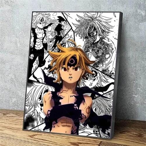 Canvas HD Print The Seven Deadly Sins Anime Pictures Cool Wall Art Painting Living Room Home Decor Poster Without Frame