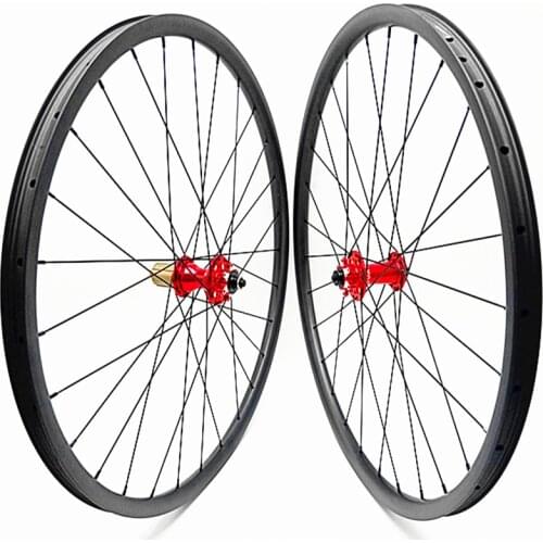 Asymmetry tubless weels 100x9 142x12 QR wheel 30mm width 1510g UD matte mtb 29 wheels mtb wheels 29er carbon mtb wheels 29