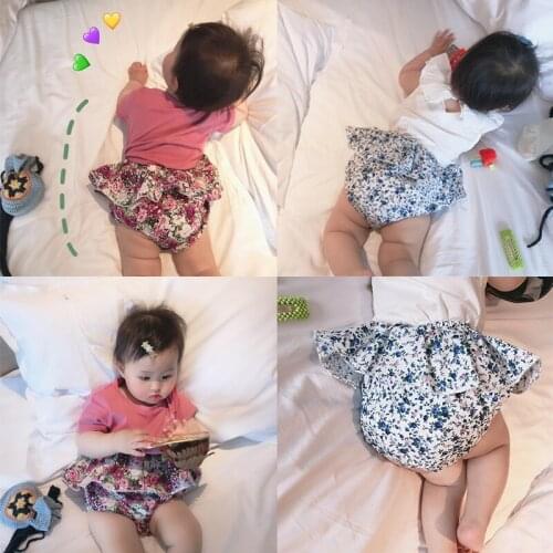 Summer Baby Girls Shorts Baby Girl ruffles Design Loose-fitting Short Pants Girl Summer Clothing baby girl bloomers BCT40