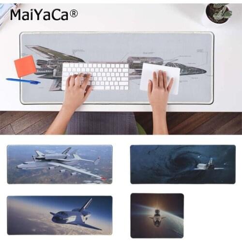 Maiyaca space shuttle Gamer Speed Mice Retail Small Rubber Mousepad Speed/Control Version Large Gaming Mouse Pad