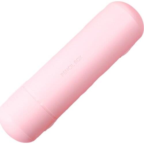 Multi-layer-lattice Pen Case Creative Round Makeup Brush Pencil Box Organizer Multi-functional Double Layer Pen Bag