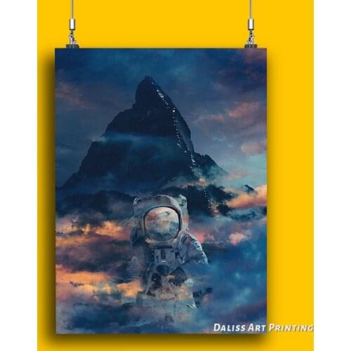 Canvas Fashion spaceman Pictures Home Decoration Paintings Poster HD Prints Wall Art Modular Living Room Framed