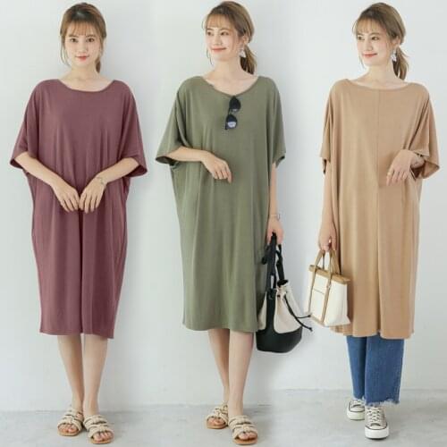 New New Summer Dress Girls Boho Solid Female Vintage Dress Party Oversize Half Sleeve Women Dresses Robe Vestido