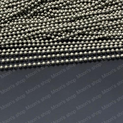 Wholesale Bead Diameter 1.2mm/1.5mm/2mm/2.4mm Antique Bronze Iron / Copper Ball Chains Accessories 5 Meter (JM2747)