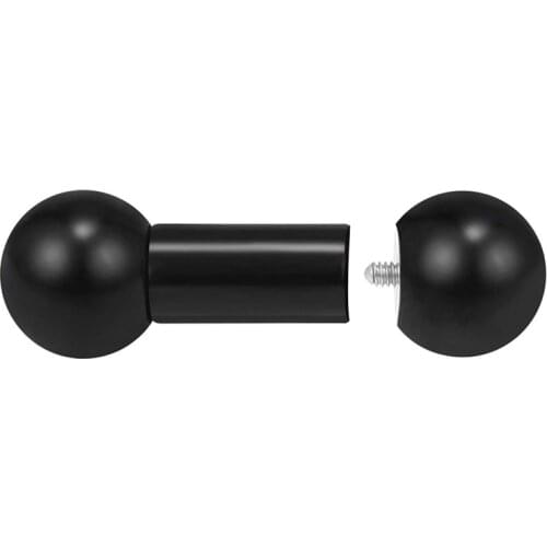 PA Ring Tongue Rings-Internally Threaded Straight Barbell Nipple Ring 10G-12G-14G 10/12/14/16/18/25/38mm Black Bar 316L