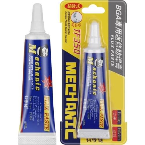 MECHANIC 15ml Pin Shaped Mild Rosin Lead-Free Soldering Paste PCB BGA SMD SMT No-Clean Welding Flux Metalworking Repair Solder