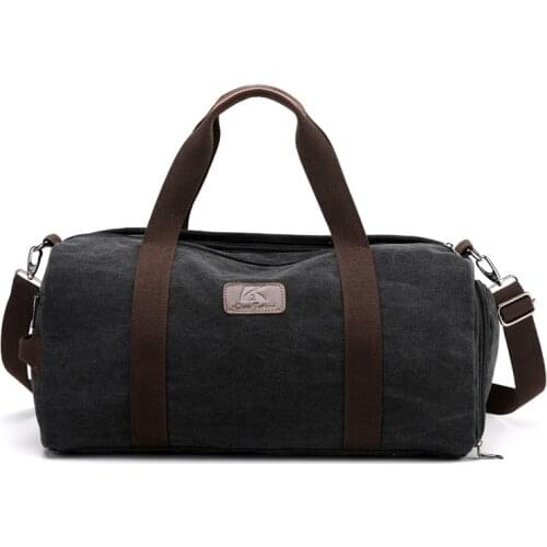 Casual Travel Duffle Bag Men Canvas Travel Luggage Bag High Quality Outdoor Shoulder Bag Weekend Handbag Travel Organizer
