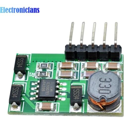 DC 3-18V to 5V/6V/9V/12V/15V/24V DC DC Step Up Boost Converter Power Supply Module Positive Negative Voltage Converter with Pin