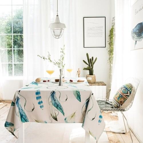 Nordic simplified modernity tablecloth dining cotton table covers thick dressing table cloth home banquet party decoration