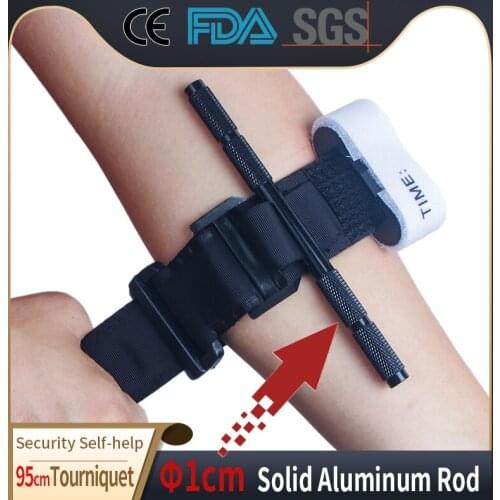 Tourniquet First-Aid Aluminum Rod One-Handed Operation Spinning Military Supplies Tactical Emergency Rescue Life Survival Tool