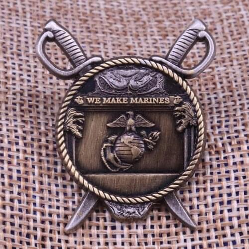 Marine Corp Lapel Pin Gift for Her US Military Badge Enamel pin