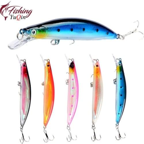 1pcs Minnow Fishing Lure 3D Eyes 13g/11.5cm Crankbait Wobblers Artificial Hard Bait Bass Pike Carp Fishing Pesca
