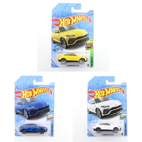 2021-64 Original Hot Wheels Mini Alloy Coupe 17 LAMBORGHINI URUS 1/64 Metal Diecast Model Car Kids Toys Gift