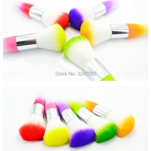 5pcs/Lot Cosmetic Portable Travel Blusher Brush, Top Quality Synthetic Hair Professional Powder Brush, Facil Beauty Makeup Tools