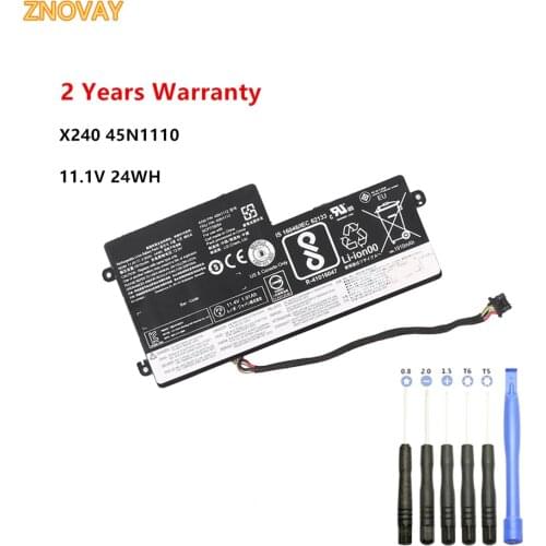 11.1V 24WH 45N1111 Internal Battery for Lenovo ThinkPad T440 T440S T450 T450S X240 X250 X260 X270 Notebook Battery 45N1110
