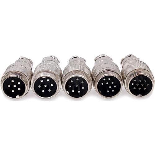 Aviation docking connector Male plug 20mm GX20D push-pull circular connector 2Pin3/4/5/6/7/8/9pin/10/12/14/15pin