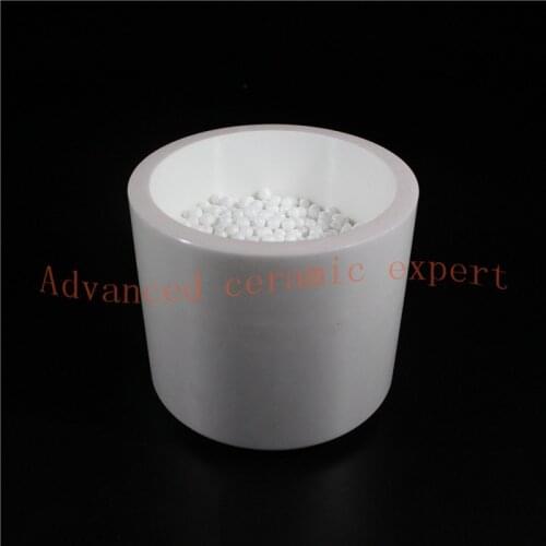 Zirconia Ball Milling Tank for Planetary BallOD68*ID53*H70mm/Zirconia Ceramic Milling Jar/Wear-Resistant,Insulating Ceramic