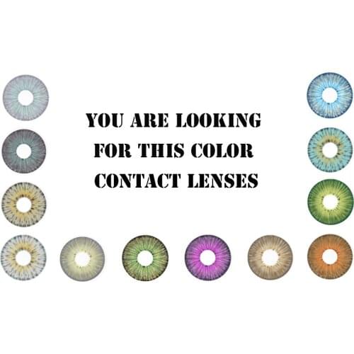 USA 5Tones Colored Contact Lenses New Look NEWYORK PRO Series Cosmetic Contact Lens For Eyes Fast Delivery Gray Contacts