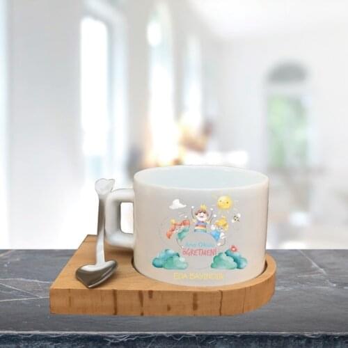 Teachers Day Custom Wood Cup-Main School Teacher Model 457364659