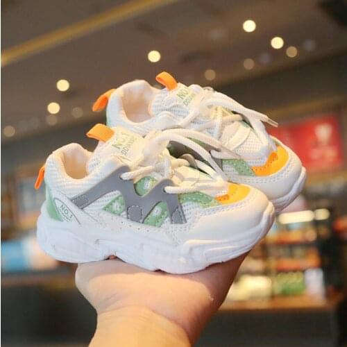 2021 Kids Shoes Baby Shoes Children Sports Shoes For Boys Girls Baby Kids Flats Sneakers Fashion Casual Infant Soft Shoes School