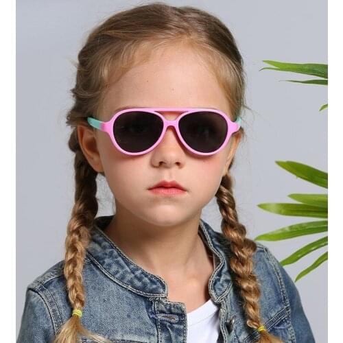 Children UV Polarized Kids Sunglasses Sun Glasses for Girls Boys Baby Glasses Toad Mirror Outdoor Retro Eyewear Fashion Gift