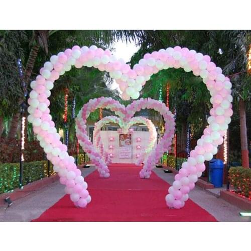 Wedding heart-shaped door flower arch opening celebration party supplies heart arch structure backdrop stand