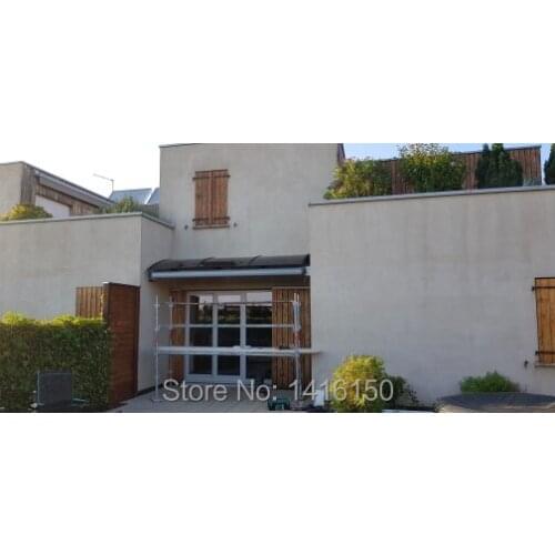 DS100300-A,100x300CM,DEPTH 100CM, WIDTH 300CM. Strong Aluminum Structure Awning Door, PC Solid Sheet Roof Outdoor Awnings