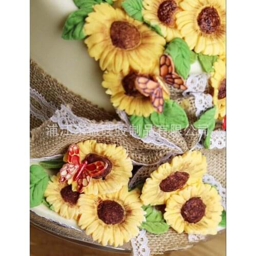 Sunflower Mould Liquid Mould DIY L112 of Soft Clay Tool
