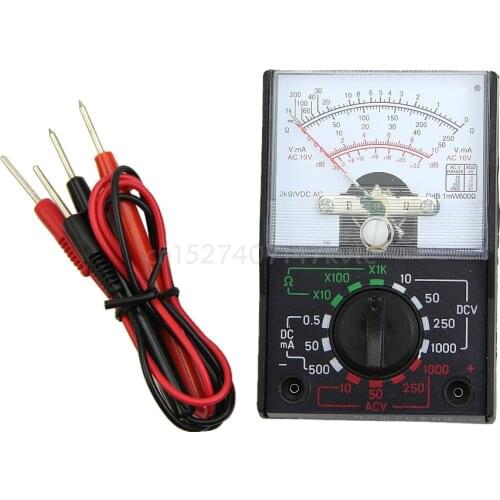 Mini MF-110A Electric AC/DC OHM Voltmeter Ammeter Multimeter Meter Multi Tester R9CA