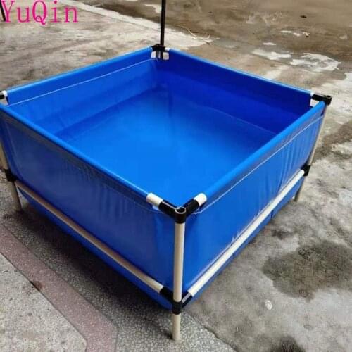 A set Home Garden Raised Koi Fish Pond Diy with strong frame Indoor Small Plastic Goldfish Pond Supplies