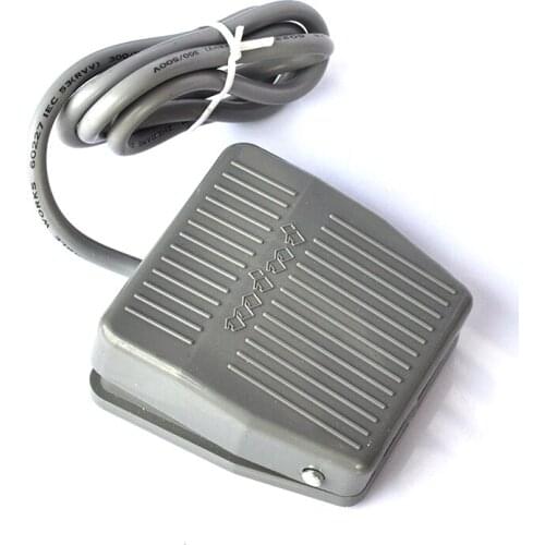 Foot switch AC220V 10A soldering machine foot switch foot pedal self-reset jog electronic drum pedal