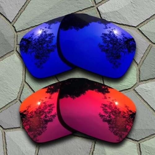 Violet Blue&Violet Red Sunglasses Polarized Replacement Lenses for Oakley Holbrook