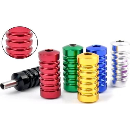 Aluminum Alloy Handle Grip Tube Tip With Back Stem Tattoo Machine Supplies Body Tattoo Art Makeup Tool Accessory