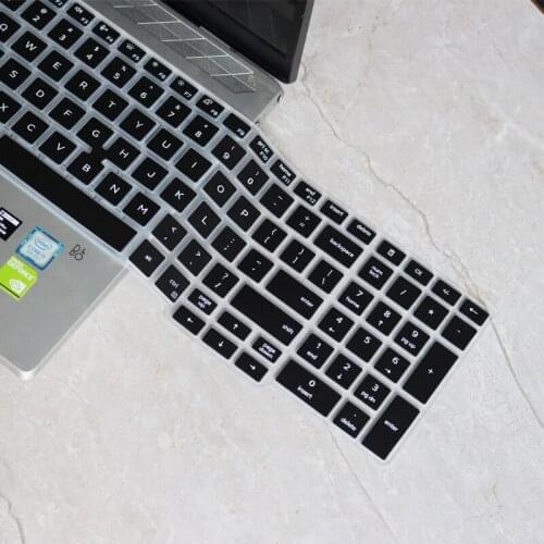 Silicone Keyboard Cover skin Protector for 15.6" Dell Latitude 5000 5500 5501 and Precision 3540 3541 Laptop(with Point)