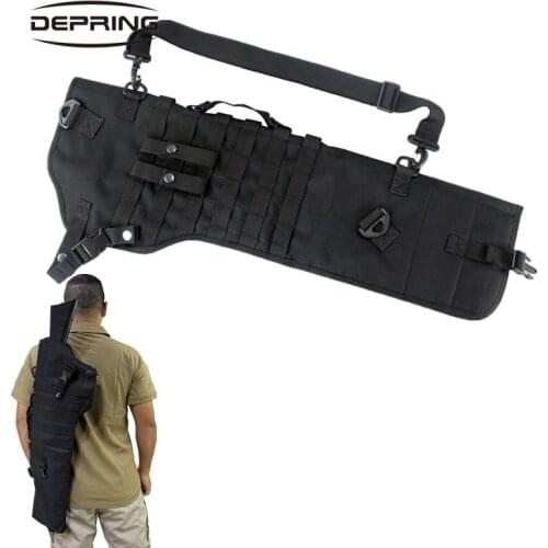 Tactical Outdoor Military Rifle Shotgun Scabbard Holster Shoulder Carry Gun Case Assault Long Gun Holder for Hunting Accessories