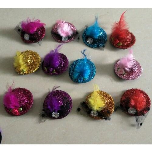 Pet Supplies Handmade Accessories For Dog Cute Clip Hat Ribbon Bow Dogs Bows 5.5cm 20pcs/lot