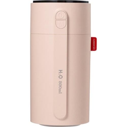 800ml Dual Nozzle Air Humidifier USB Aroma Diffuser Night Light Induction Spray