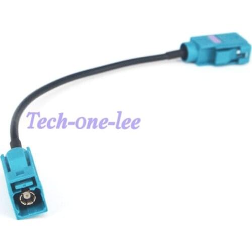 10 piece/lot Fakra Z Female to Female RF Coax Adapter GPS External Antenna Cable Pigtail Jumper Cord 0.5 Feet