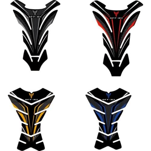 3D Motorcycle Sticker Decal Gas Oil Fuel Tank Pad Protector Case Universal For MT10 MT-10