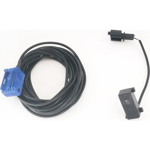 Biurlink Car Microphone Adapter Micro Phone Wire For BMW E90 X1 Professional CD Changer 12Pin Rear Port